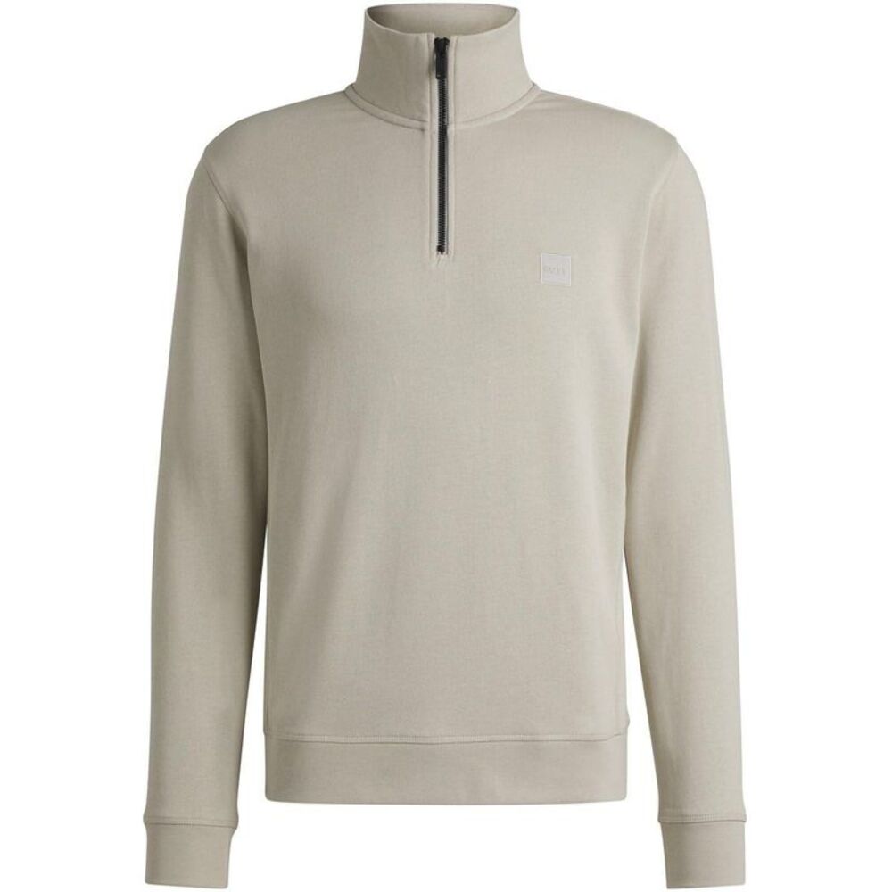 Boss Mens Terrycloth Sweatshirt / Light Beige